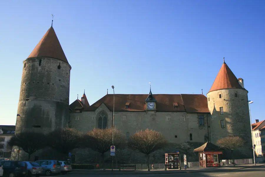 The Château d'Yverdon, the 13th-century Savoyard castle