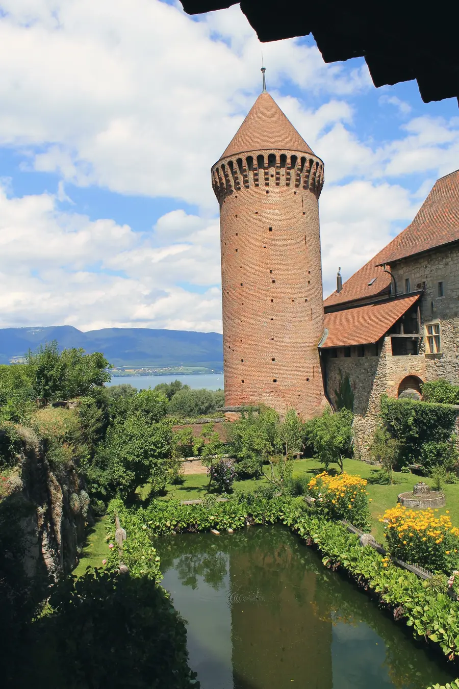 Estavayer-le-Lac, across Lake Neuchâtel from Yverdon