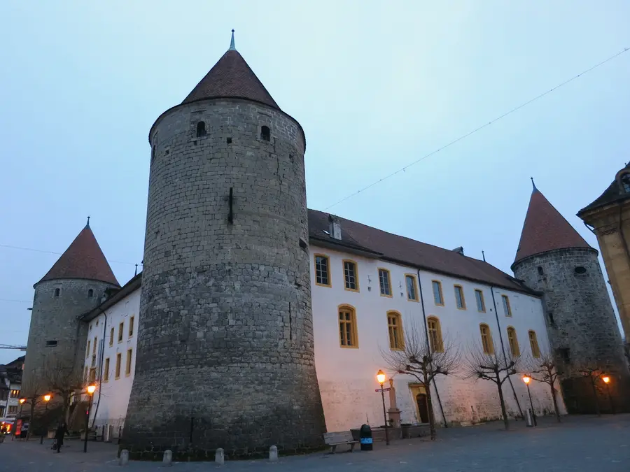 The Swiss Fashion Museum, in the château at Yverdon