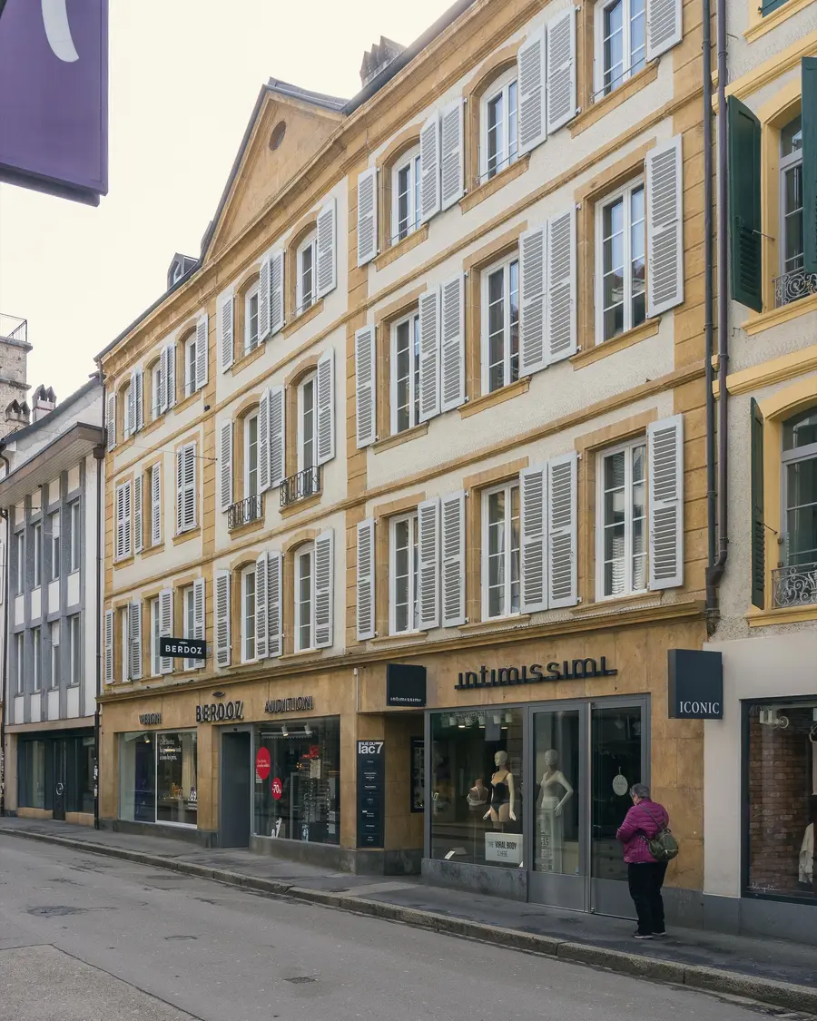 Rue du Lac, in the heart of Yverdon