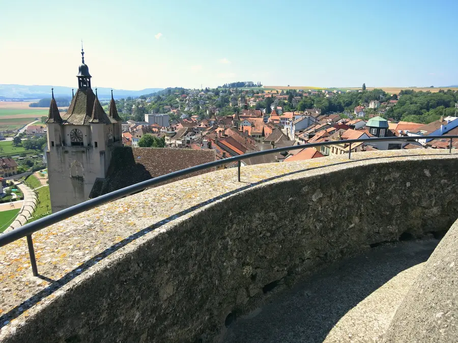 La Tour Ronde, the medieval round tower at Orbe