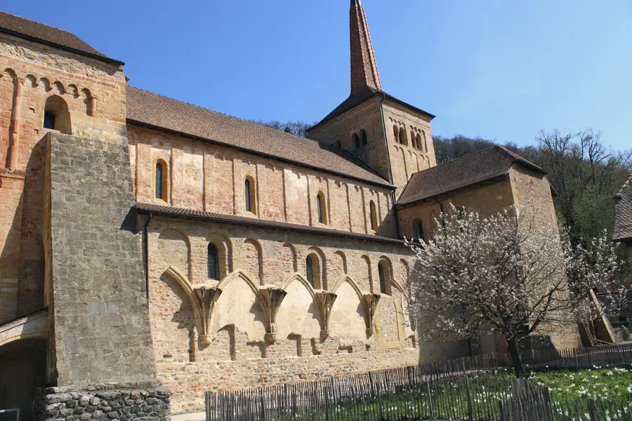 The Romanesque abbey church of Romainmôtier