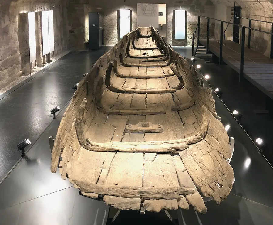The Roman boat (3rd–4th c.) in the Musée d'Yverdon et région