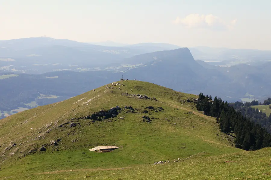 The cross on the summit of Le Suchet
