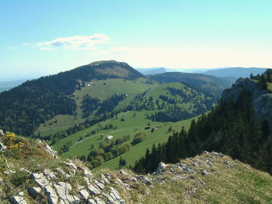 Le Suchet, a Jura summit above the Yverdon plain